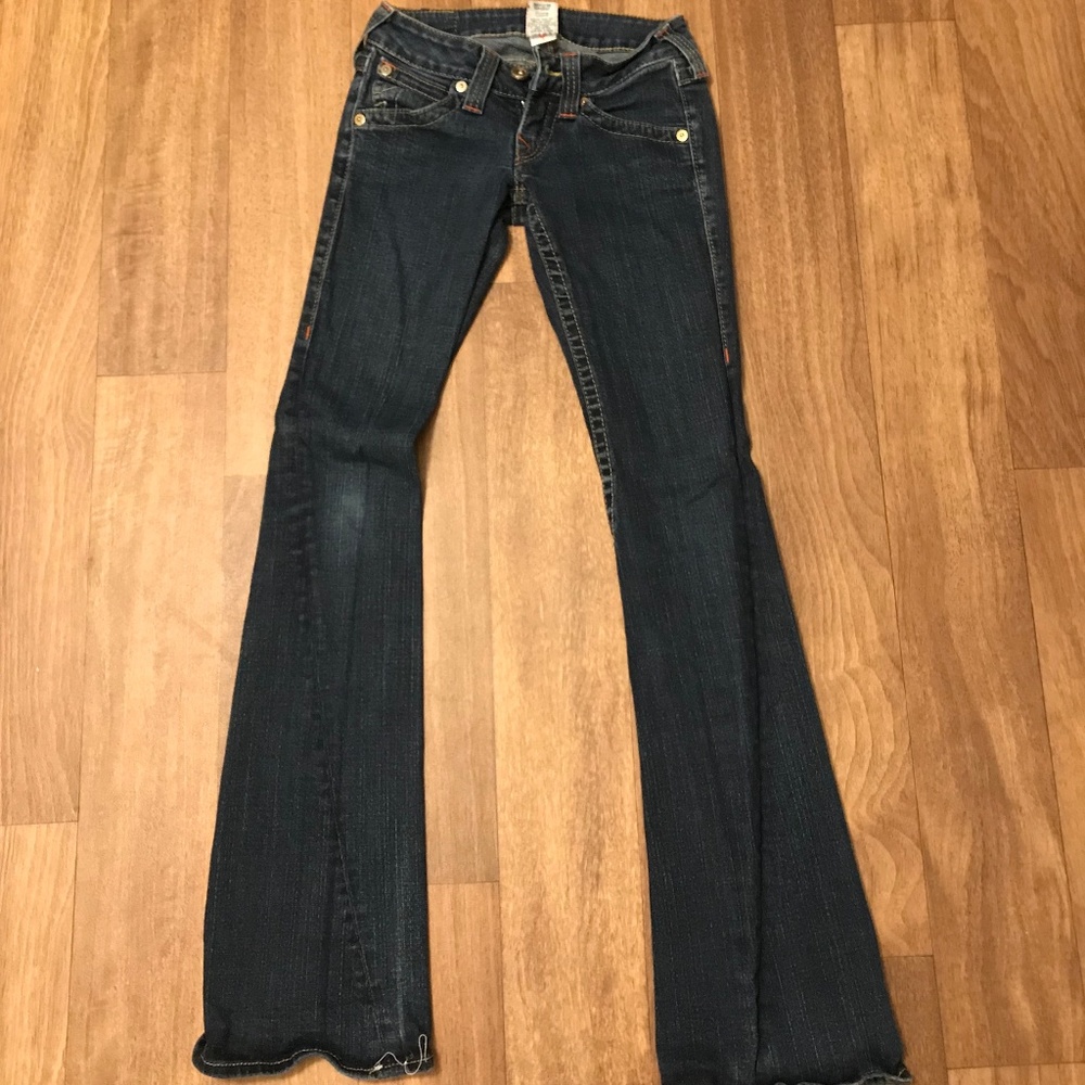 Denim Flared Dark Wash Jeans